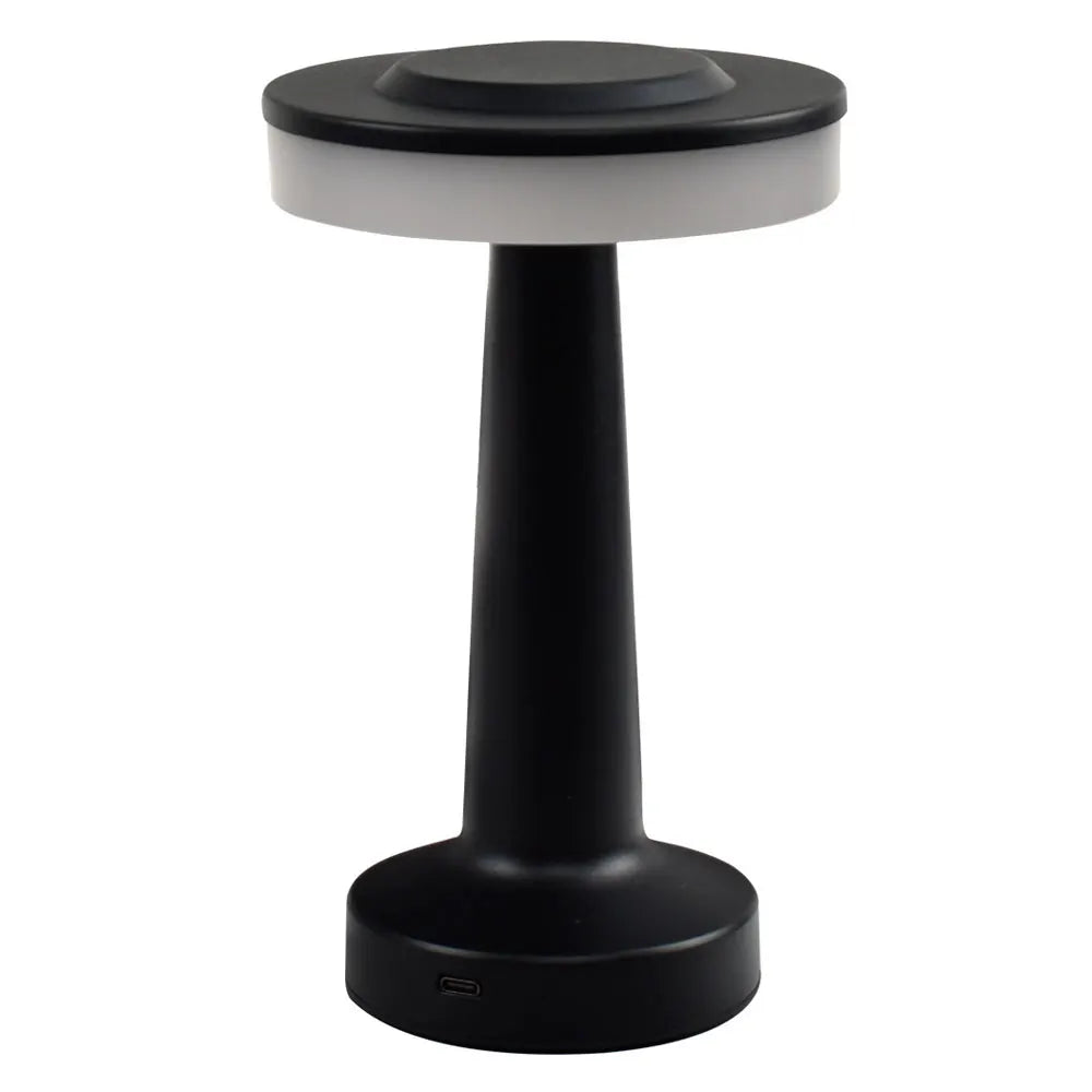 Cordless Luxury Restaurant Table Lamp – Rechargeable Gold, Black, Silver LED Bar Light – Dimmable Modern Lamp for Dining Tables, Cafes, Hotels & Lounges – Wholesale Available