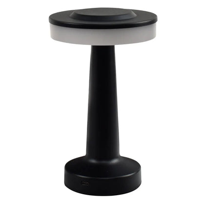 Cordless Luxury Restaurant Table Lamp – Rechargeable Gold, Black, Silver LED Bar Light – Dimmable Modern Lamp for Dining Tables, Cafes, Hotels & Lounges – Wholesale Available