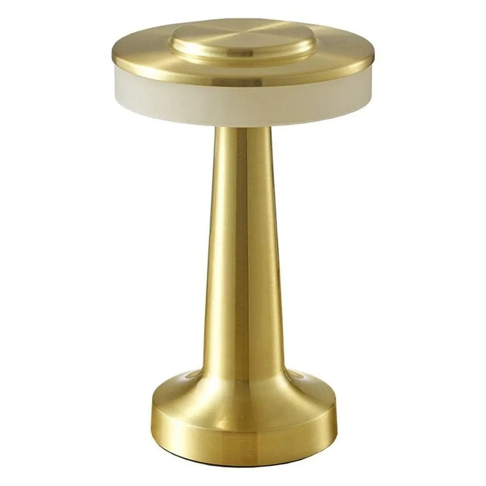 Cordless Luxury Restaurant Table Lamp – Rechargeable Gold, Black, Silver LED Bar Light – Dimmable Modern Lamp for Dining Tables, Cafes, Hotels & Lounges – Wholesale Available