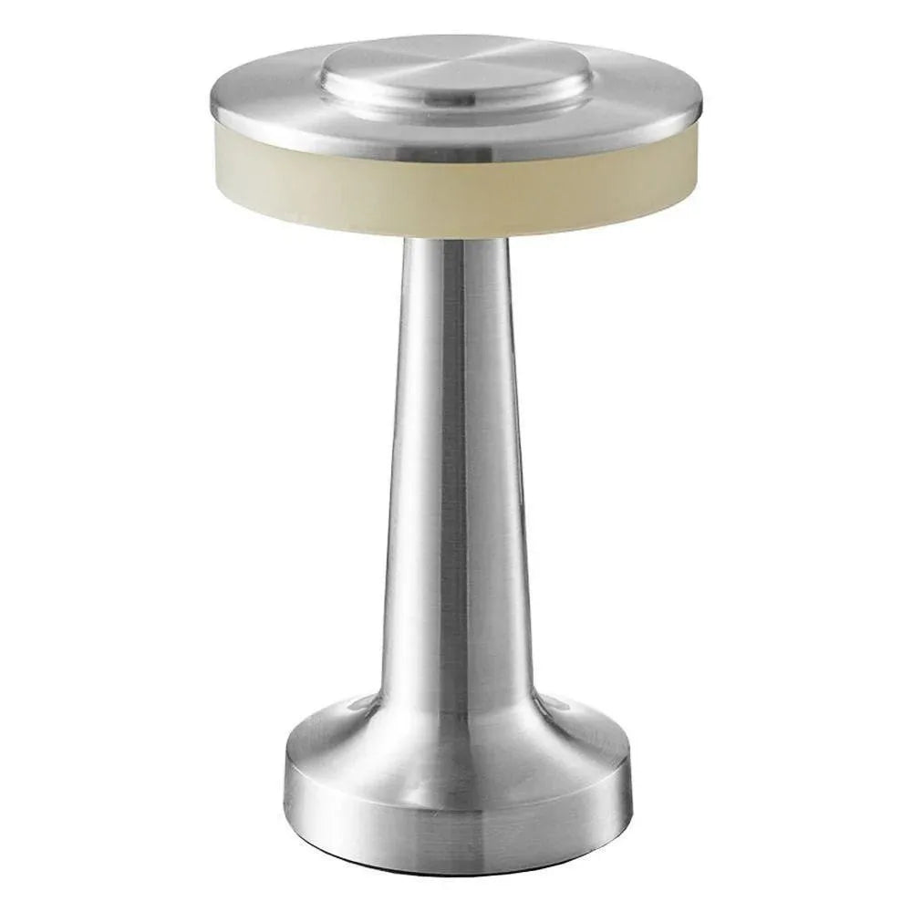 Cordless Luxury Restaurant Table Lamp – Rechargeable Gold, Black, Silver LED Bar Light – Dimmable Modern Lamp for Dining Tables, Cafes, Hotels & Lounges – Wholesale Available